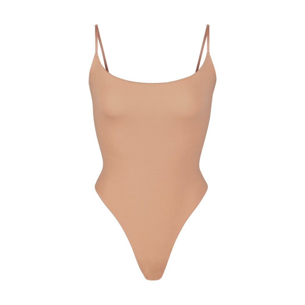 CT584 Skims NWT Fits Everybody Cami Thong Bodysuit Ochre XXS